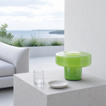 Aetheris Modern Colorful Glass Mushroom Table Lamp