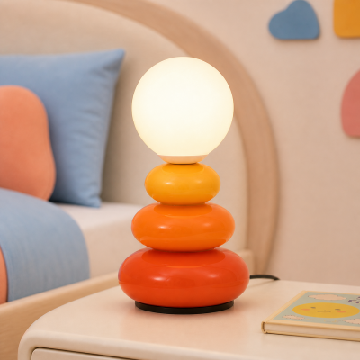 Paloma Small Ceramic USB LED Art Deco Table Lamp