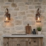 Bureau Industrial Antique Iron Glass Jar Wall Sconce