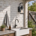 Bureau Industrial Antique Iron Glass Jar Wall Sconce