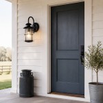 Camille Modern Industrial Outdoor Cage Glass Wall  Sconce