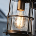 Camille Modern Industrial Outdoor Cage Glass Wall  Sconce
