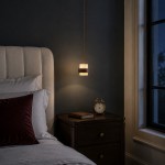 Sienna Wabi Sabi Wood and Stone Layered Pendant Light