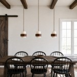 Sienna Wabi Sabi Wood and Stone Layered Pendant Light