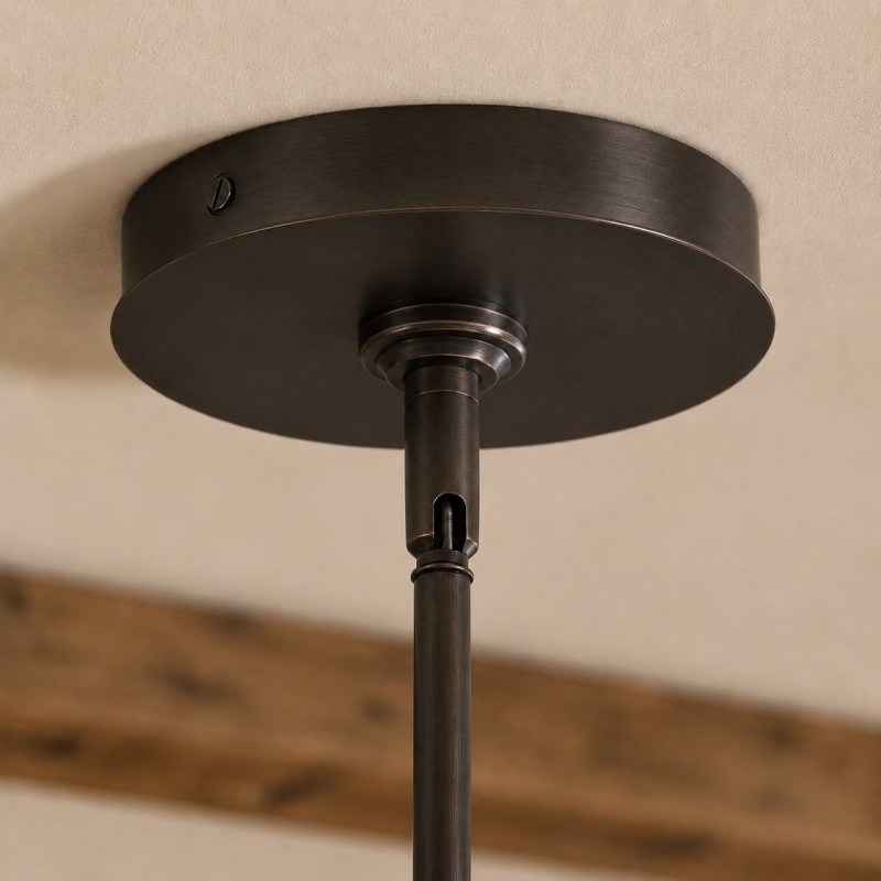 Nolan Vintage Pleated Fabric Cone Pendant Light