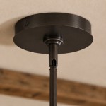 Nolan Vintage Pleated Fabric Cone Pendant Light