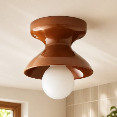 Lunavel Modern Ceramic Mount Ceiling Light Fixture