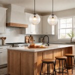 Alain Farmhouse Cooper Ribbed Glass Pendant Light