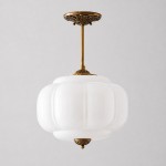 Ozita Retro Semi-Flush Mount Eloise Pendant Light