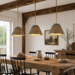 Nolan Farmhouse Vintage Floral Pleated Fabric Cone Pendant Light