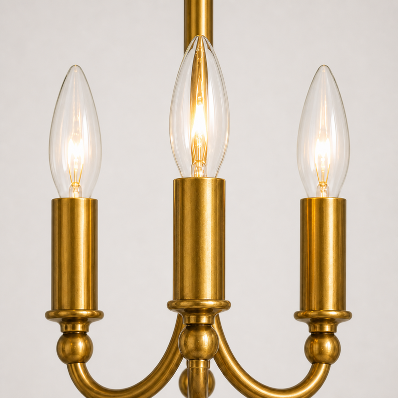 Marcellus Classic Metal Clear Glass Outdoor Lantern Pendant Light