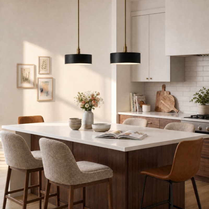 Aura Modern Porcelain Pendant Light