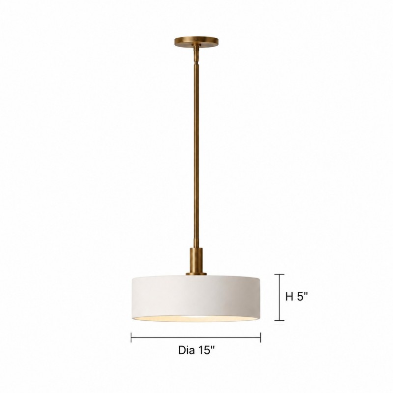 Aura Modern Porcelain Pendant Light