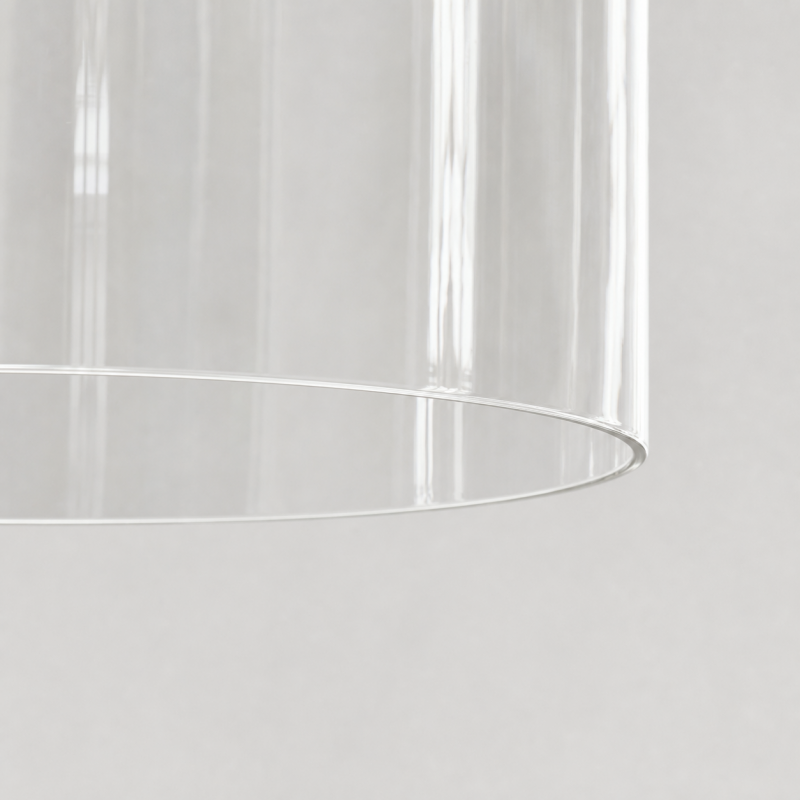 Declan Modern Bell Shaped Glass Pendant Light