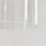 Declan Modern Bell Shaped Glass Pendant Light