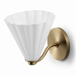Jaxlynth Modern Rotatable Milk Glass Cone Sconce