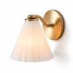 Jaxlynth Modern Rotatable Milk Glass Cone Sconce