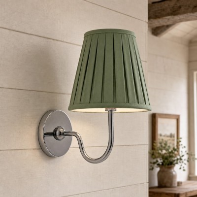 Cyrus Vintage Color Fabric Wall Sconce