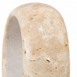 Veloria Scandinavian Travertine Round Pendant Light