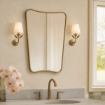 Huxley Rustic Antique Brass Botanical Forged Iron Sconce