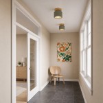 Aura Modern Porcelain Flush Mount Ceiling Light