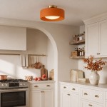 Aura Modern Porcelain Flush Mount Ceiling Light