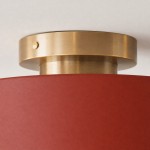 Aura Modern Porcelain Flush Mount Ceiling Light