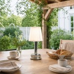 Mariana Cordless Battery Operated Pleated Shade Table Lamp