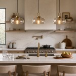 Vylith Brass Cognac Glass Single Hanging Lamp