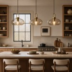 Vylith Brass Cognac Glass Single Hanging Lamp