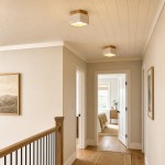 Stella Wabi Sabi Square Travertine Wood Mount Ceiling Light