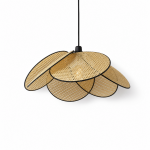 Atticus Screen Cannage Rattan Pendant Light