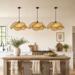 Atticus Screen Cannage Rattan Pendant Light