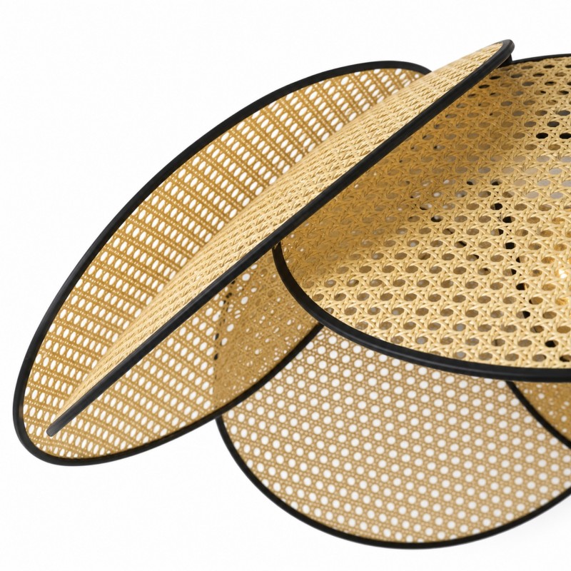 Atticus Screen Cannage Rattan Pendant Light