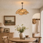 Atticus Screen Cannage Rattan Pendant Light