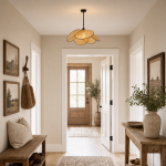 Atticus Screen Cannage Rattan Pendant Light