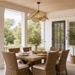 Atticus Screen Cannage Rattan Pendant Light
