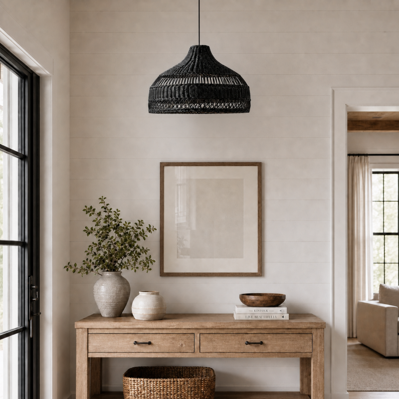 Wisteria Handmade Woven Rattan Pendant Light