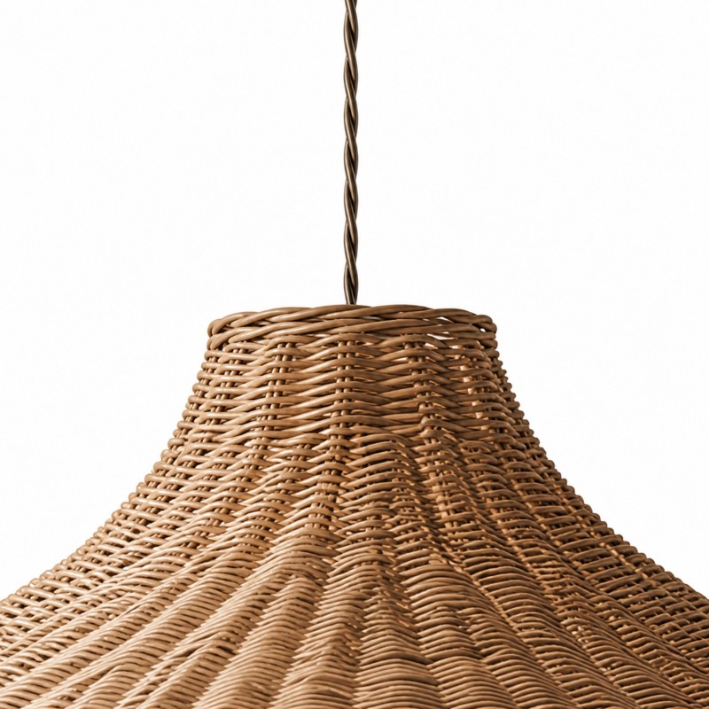 Wisteria Handmade Woven Rattan Pendant Light