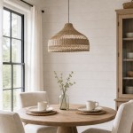 Wisteria Handmade Woven Rattan Pendant Light
