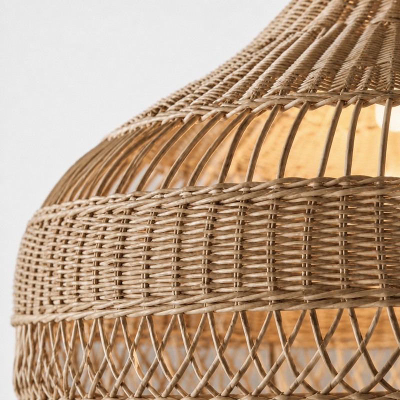 Wisteria Handmade Woven Rattan Pendant Light