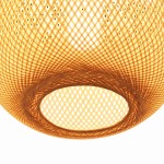 Ilario Japanese Woven Bamboo Pendant Light