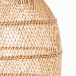 Juno Scandinavian Boho Woven Wicker Rattan Pendant Light