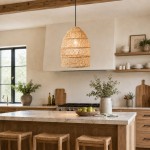 Juno Scandinavian Boho Woven Wicker Rattan Pendant Light