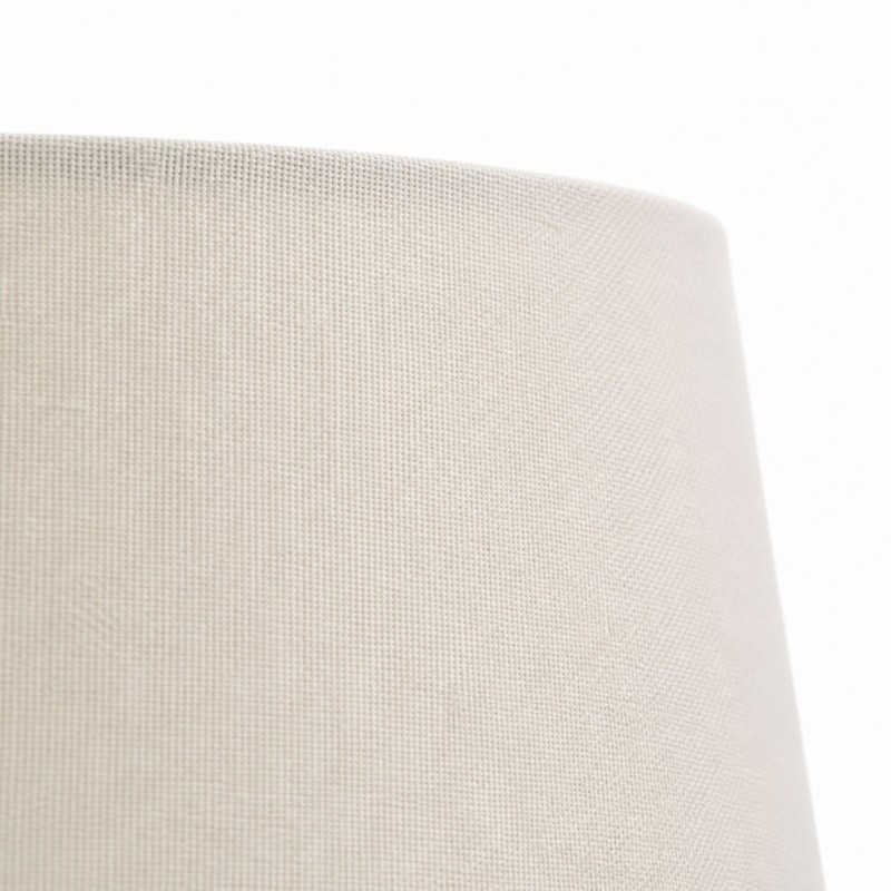 Audrey Modern Gold Accent White Fabric Cone Pendant Light