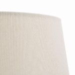 Audrey Modern Gold Accent White Fabric Cone Pendant Light