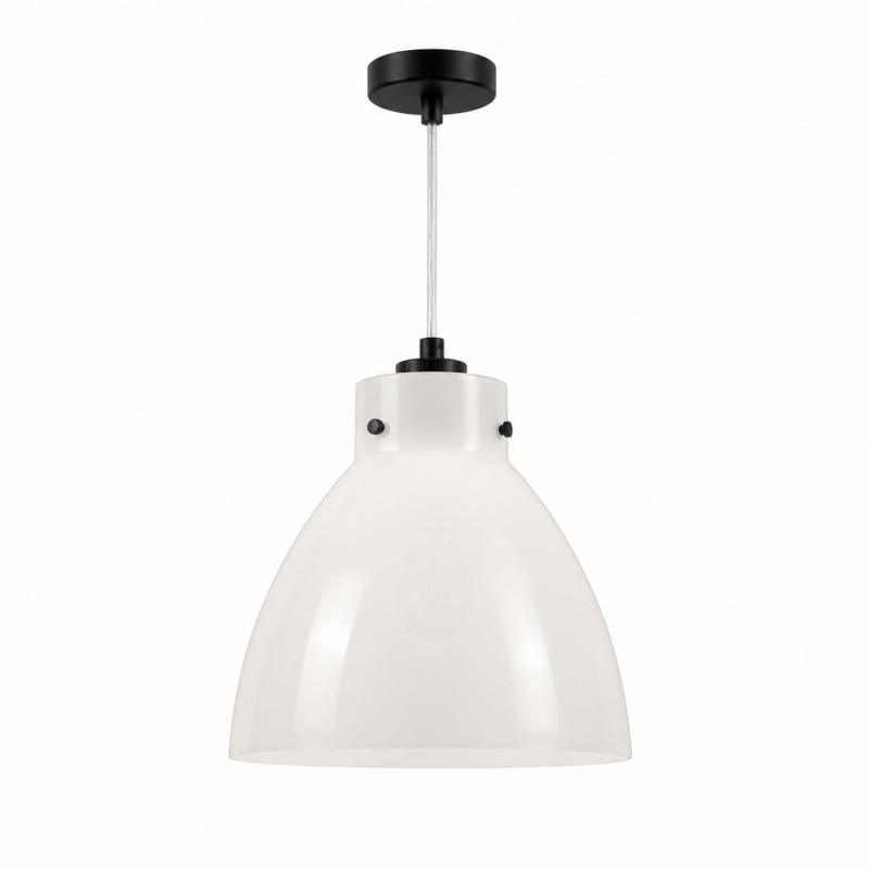 Maris Vintage Glass Dome Pendant Light