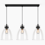 Maris Vintage Glass Dome Pendant Light