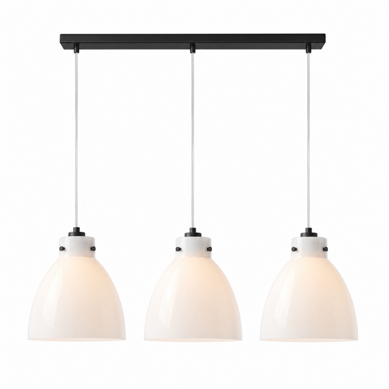Maris Vintage Glass Dome Pendant Light
