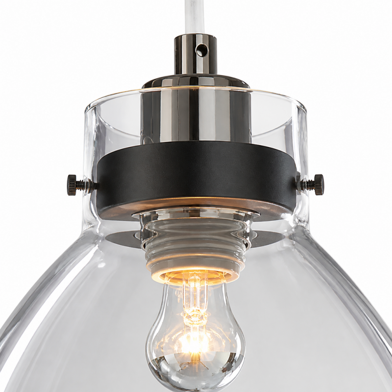 Maris Vintage Glass Dome Pendant Light